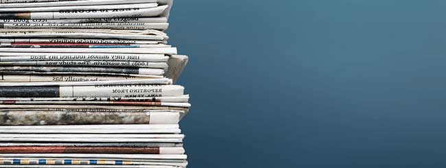 Zeitungsstapel